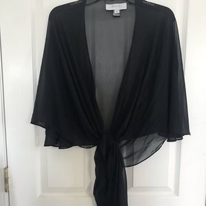Sheer shawl